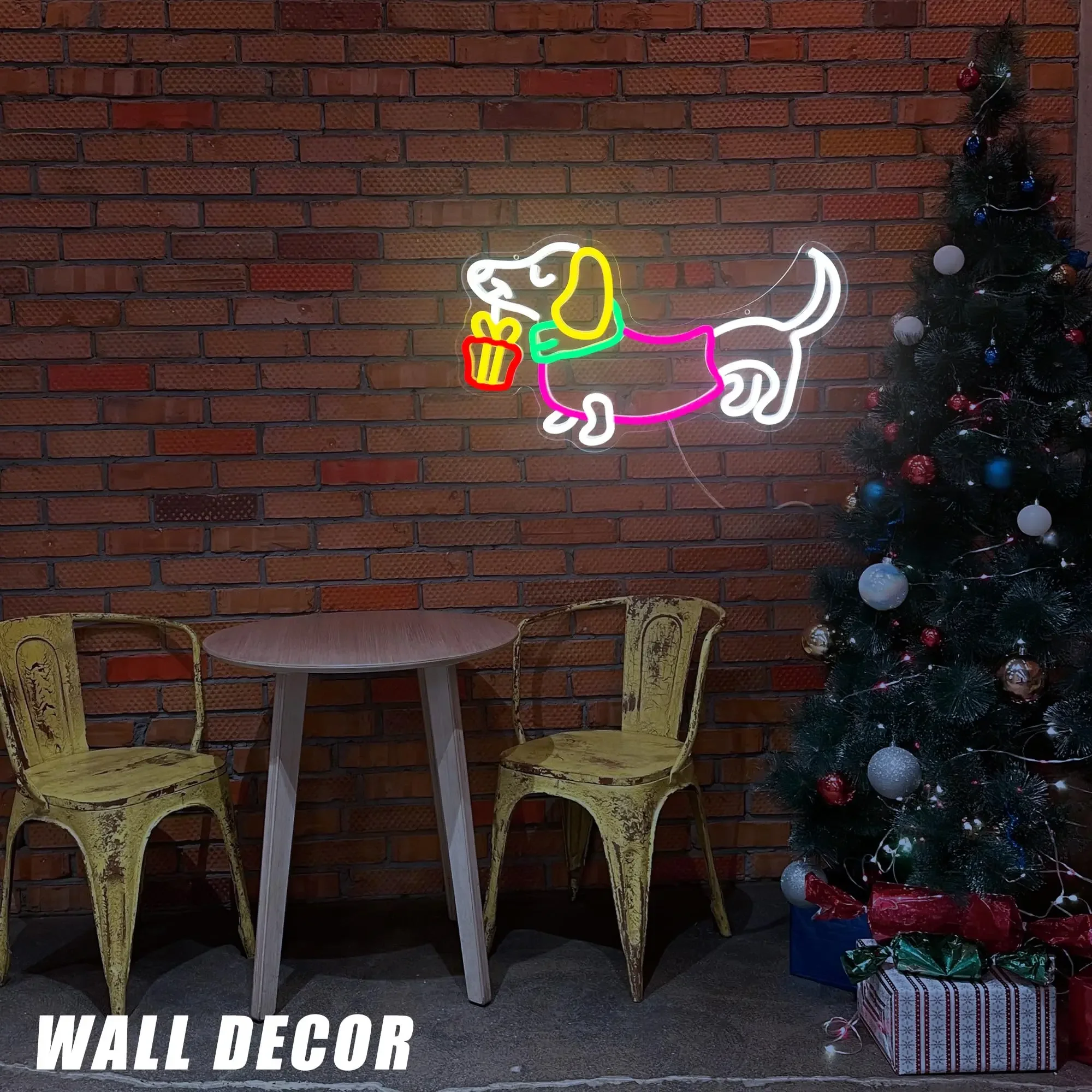 Dachshund Dog Neon Signs LED Neon Light Sign Light Up Neon Signs Wall Decor for Game Room Bedroom HomeBar Living Room kids room
