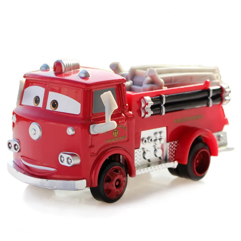 Disney-Pixar 2 Metal Die Cast Toy Car para o Menino, Relâmpago McQueen, Racing Family, Miss Fritter, Mater, 1:55, Liga, o mais novo presente de Natal