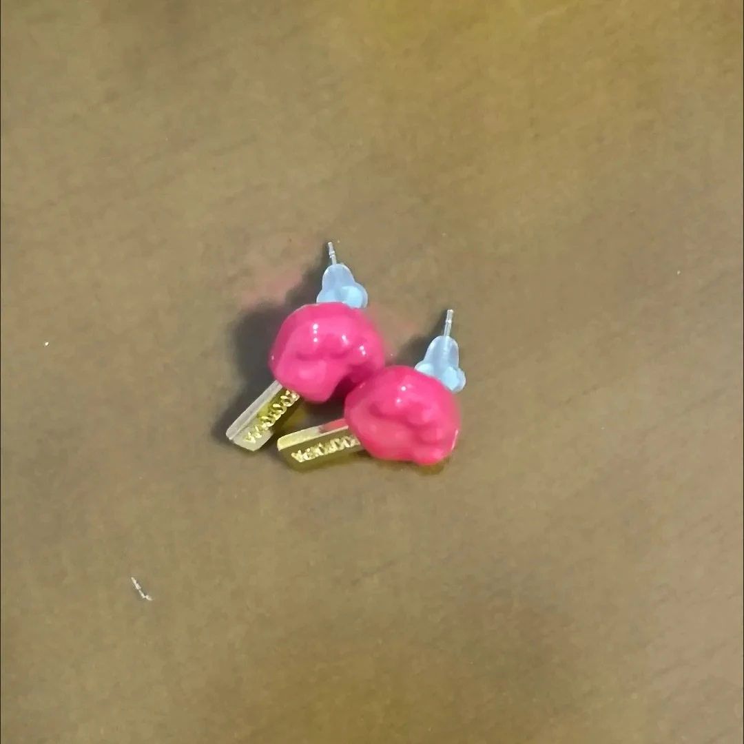 Kawaii y2k zootopia 2 brincos bonito anime menina gelo vara garra série brincos bonito dos desenhos animados par conjunto presentes de natal