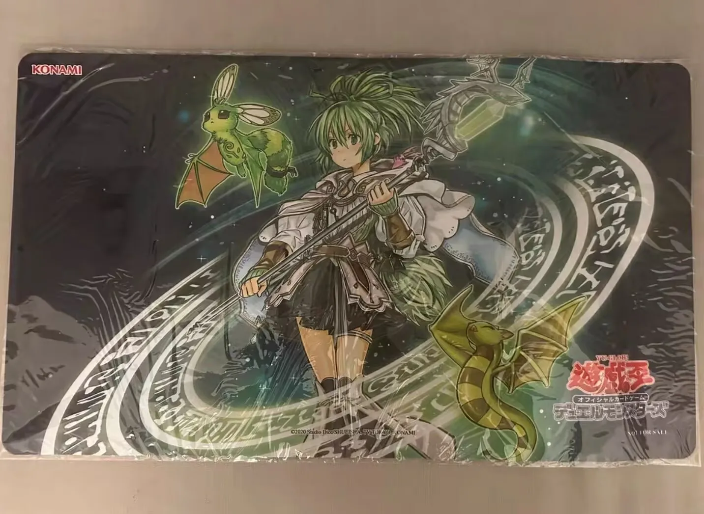 yugioh-konami-duel-monsters-wynn-the-wind-channeler-collezione-ufficiale-tappetino-da-gioco-sigillato-duelist