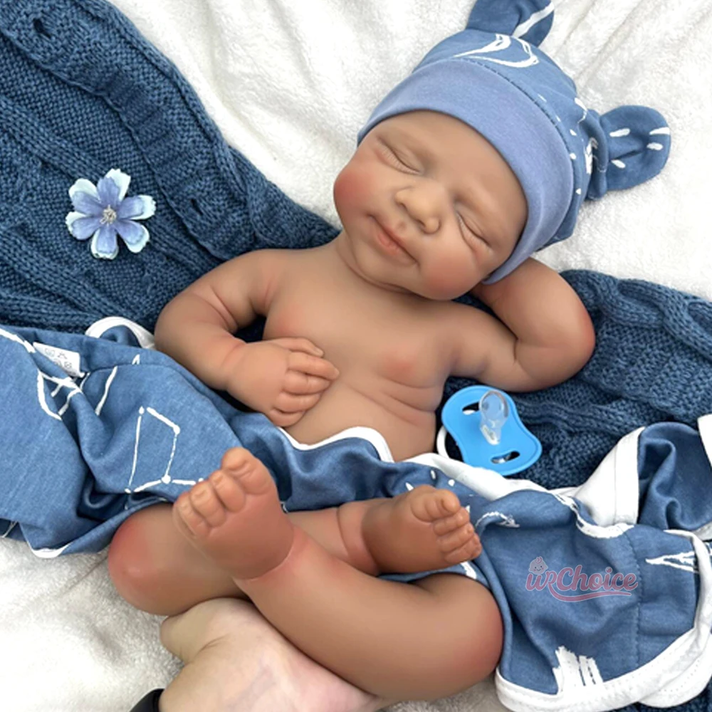 Artista pintado a mano 19 pulgadas Pascale silicona renacido bebé niña/niño realista 3D piel suave toque muñeca lavable para coleccionistas