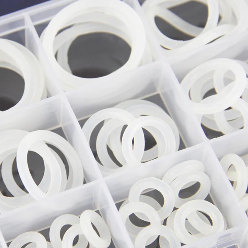 

100 PCS Silicone Rubber Sealing Strips O Ring Seal Kit oring o-ring Set CS 3mm 15 Sizes