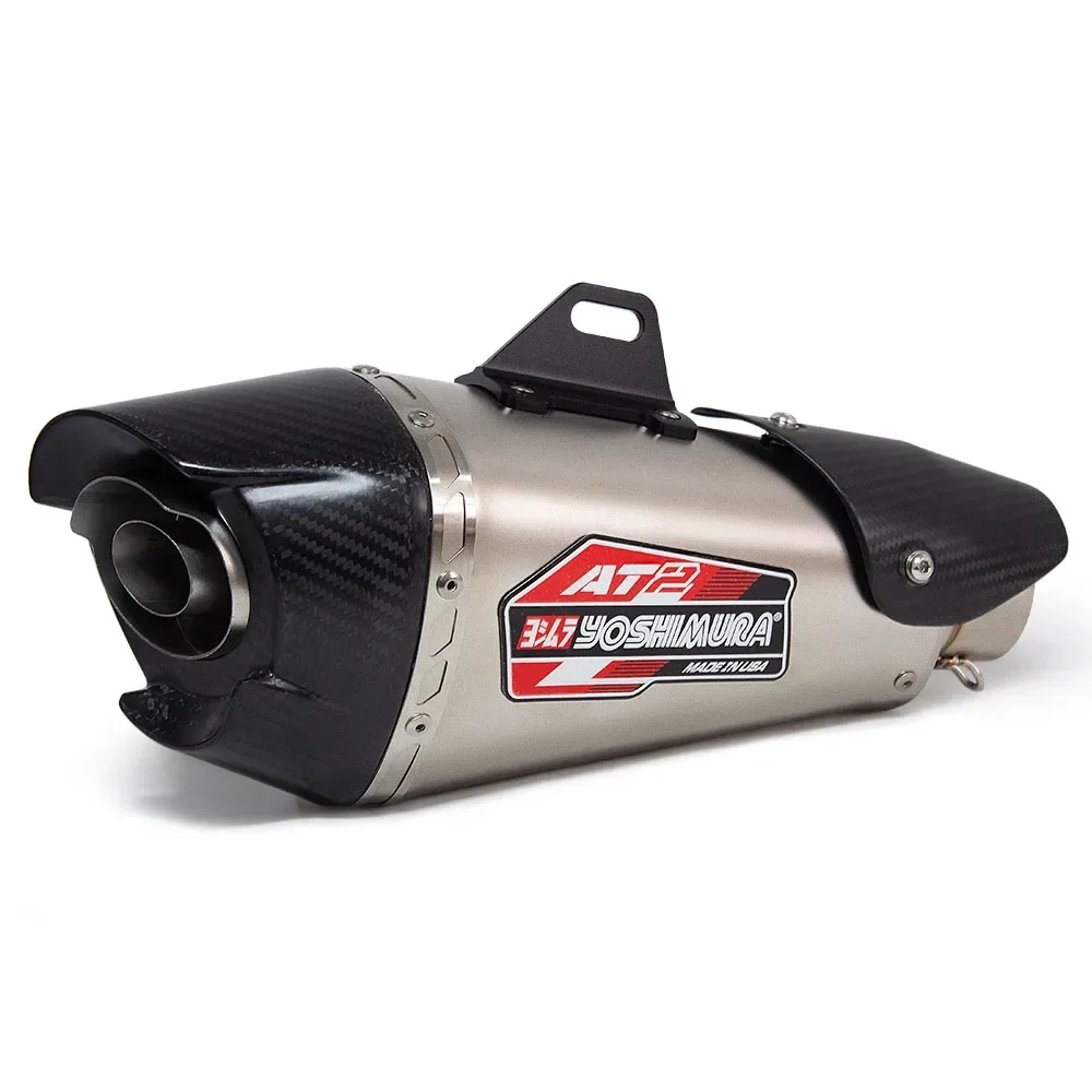 

Universal 60MM Motorcycle Exhaust Yoshimura AT2 Carbon Muffler with DB Killer For Z900 CBR1000RR R6 GSXS750 S1000RR RS660 ZX6R