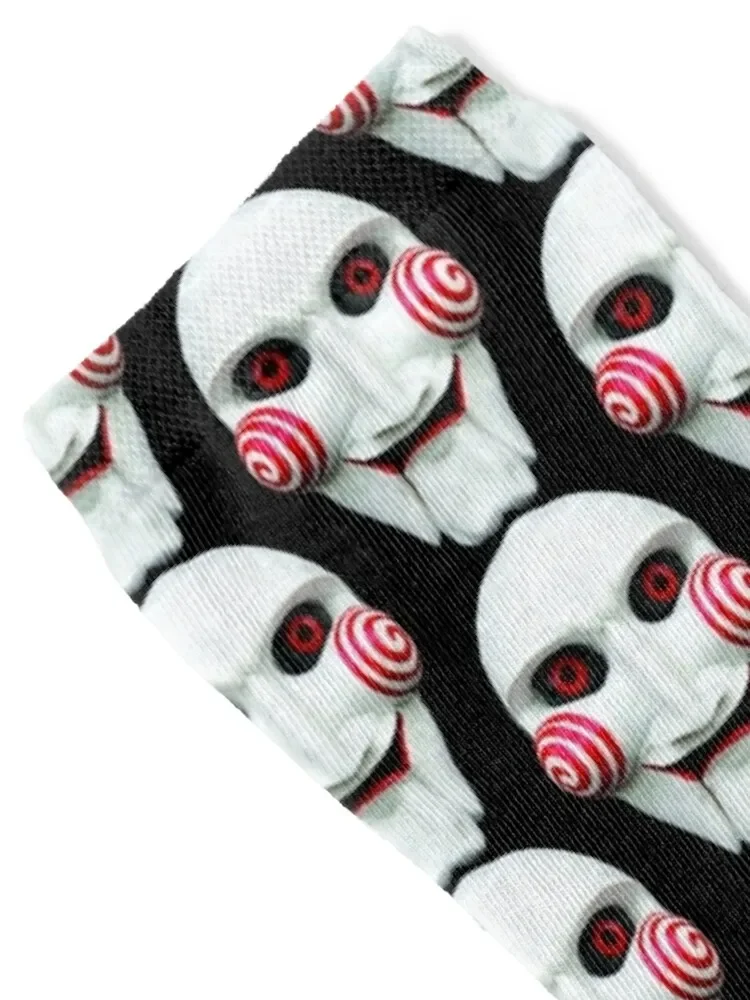 Saw Mask Sticker Socks happy Non-slip luxury kids Girl'S Socks Men's