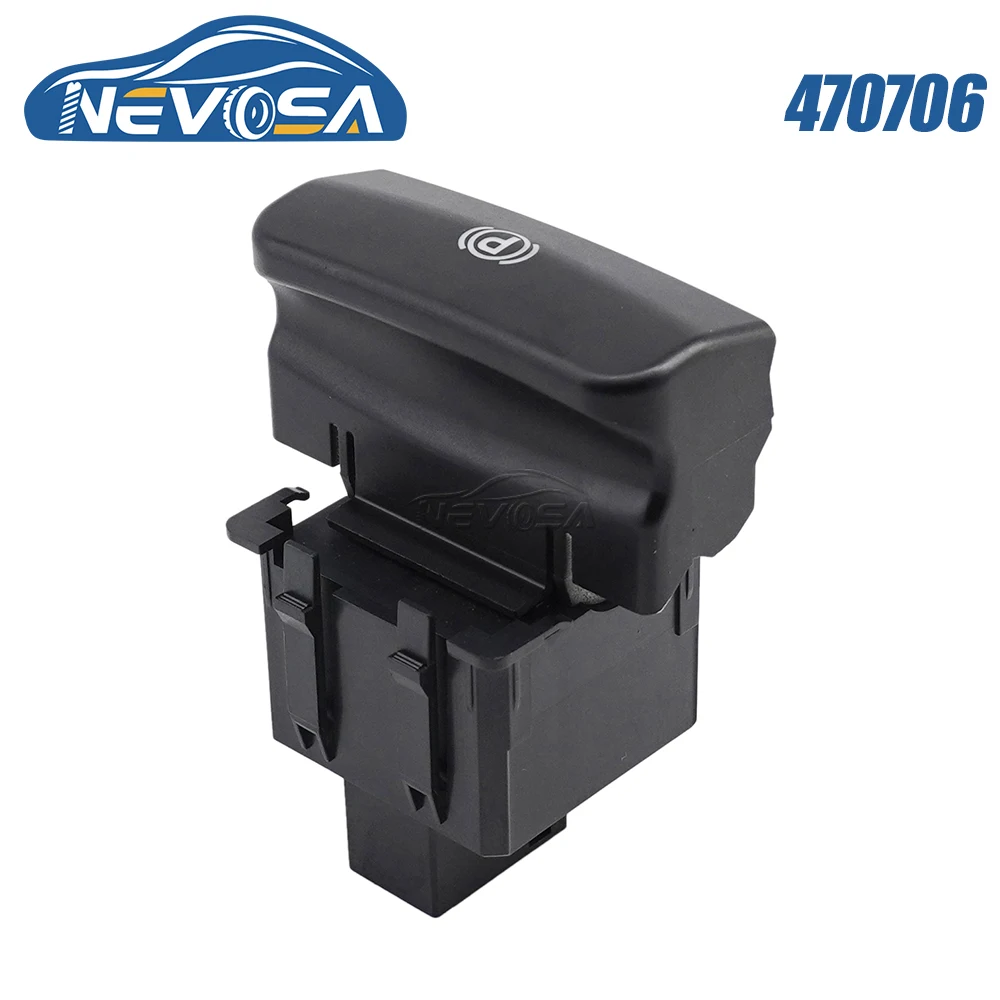 

NEVOSA 470706 For Peugoet 207 308 3008 CC 5008 SW DS5 DS6 607 7Pins New Car Hold Parking Hand Brake Control Switch Single Button