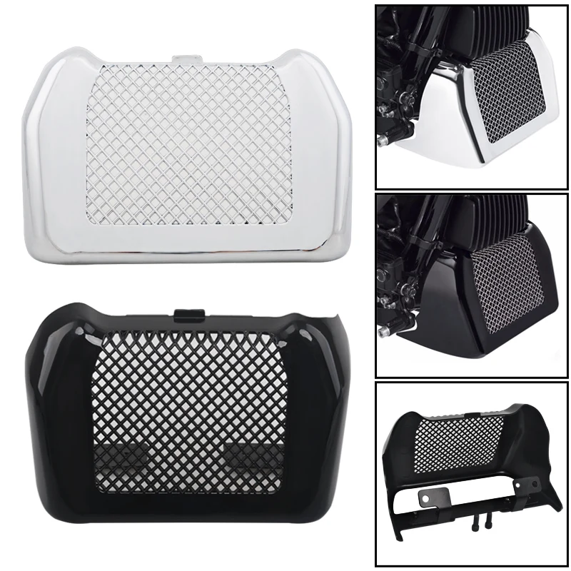 Motorcycle Oil Cooler Cover Guard Oil Cooler Fairing Kit For Harley Touring Road King Street Electra Glide FLHXS FLTRX 2017-2020