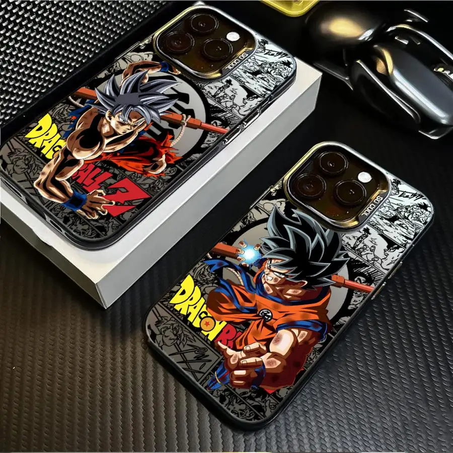 

Phone Case for iPhone 11 12 13 Pro Max 17 Air 16e 14 15 16 Plus Soft Shell Dragon Ball Anime Cool Son Goku