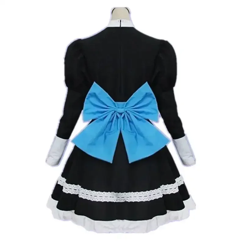 Anime Slipje En Kous Garterbelt Vee Met Anarchie Cosplay Kostuums Zwarte Vrouwen Jurk Lolita Meid Outfits Uniform Hoeden