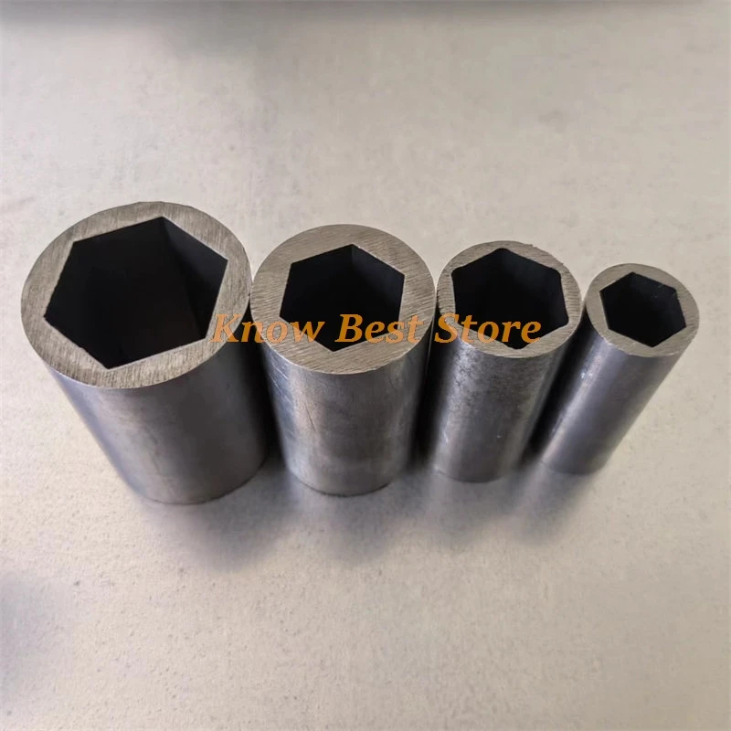 1PCS 20# Inner Hexagonal Steel Pipe Hexagonal Shaft Sleeve Tubing Carbon Steel Material Transmission Shaft Tube