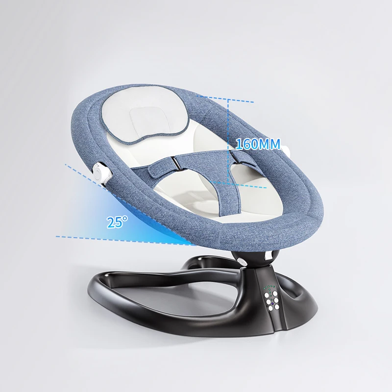 Competitive Price Baby Swing Cradle Electric Baby Bouncer Rocker Automatic New Born Rocking Chair with Remote Control