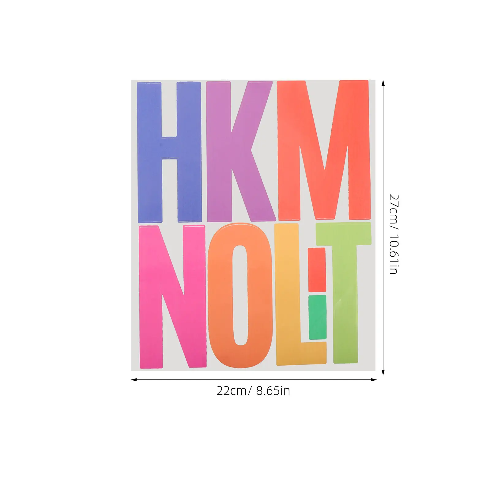 16Sheets Waterproof Alphabet Stickers Colorful Peel and Stick Letters for Wall Decor Scrapbooking Cards Crafts Home Office Use