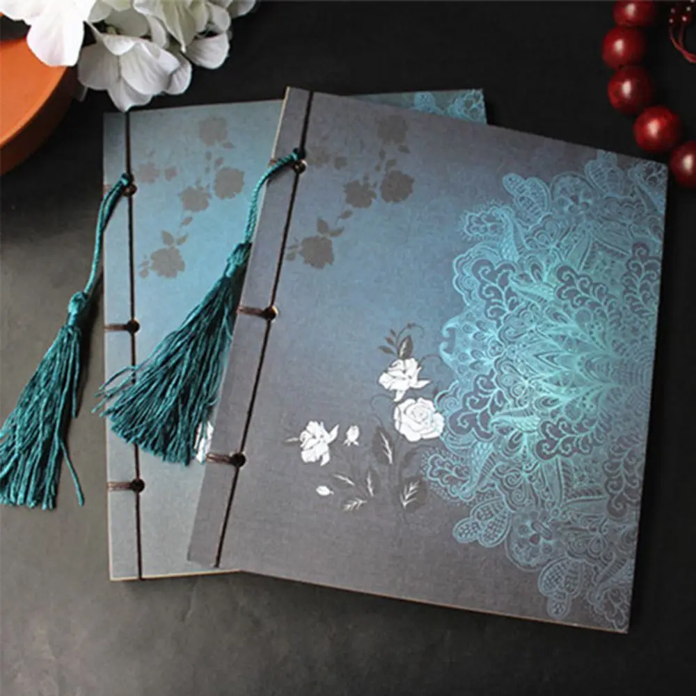 Creative Antique Thick Diary Sketchbook School Thread-bound Book Tassel Notebook Sketch Blank Notepad Journal
