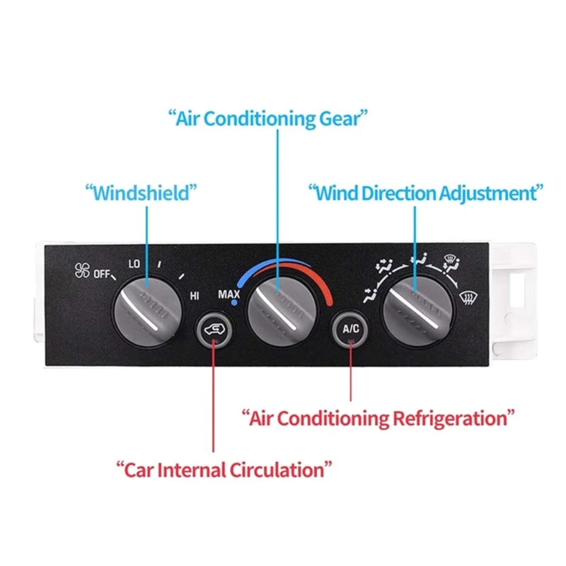 Control Panel Advanced Designs for Truck with Manual Air Conditioning Heater Control Panel 599-007 for C1500 C2500 C3500