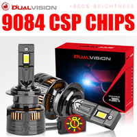 Bullvision H4 LED Headlight K5C Canbus H7 H11 H8 H1 24PCS 9084 CSP HB3 9005 9006 HB4 9012 HIR2 H9 STG Car Light Fog Lamp 12V 24V