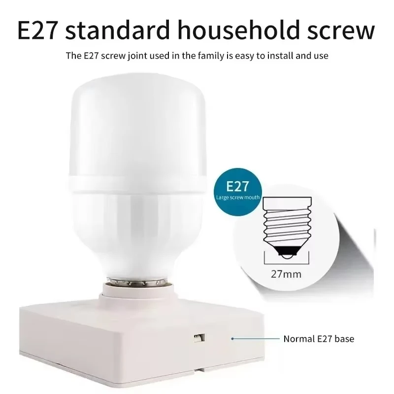 1/2/4pcs E27 Screw Light Bulbs 220V Sound Sensor LED Bulb Saving Energy High Brightness Lamp For Garden Stair Pathway Warehouse image 2