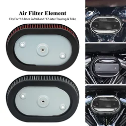 Motorcycle Air Cleaner Intake Filter Inner Element Replacement For Harley Softail Fat Bob FXBB Touring Road Street Glide 18-2024