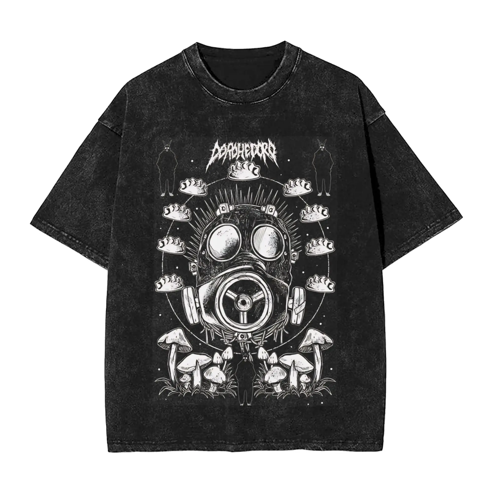 Men Women's T Shirt Dorohedoro Anime Alligator Washed T Shirts Novelty  Summer Tee Shirt Y2K Funny Print Casual Tops Gift