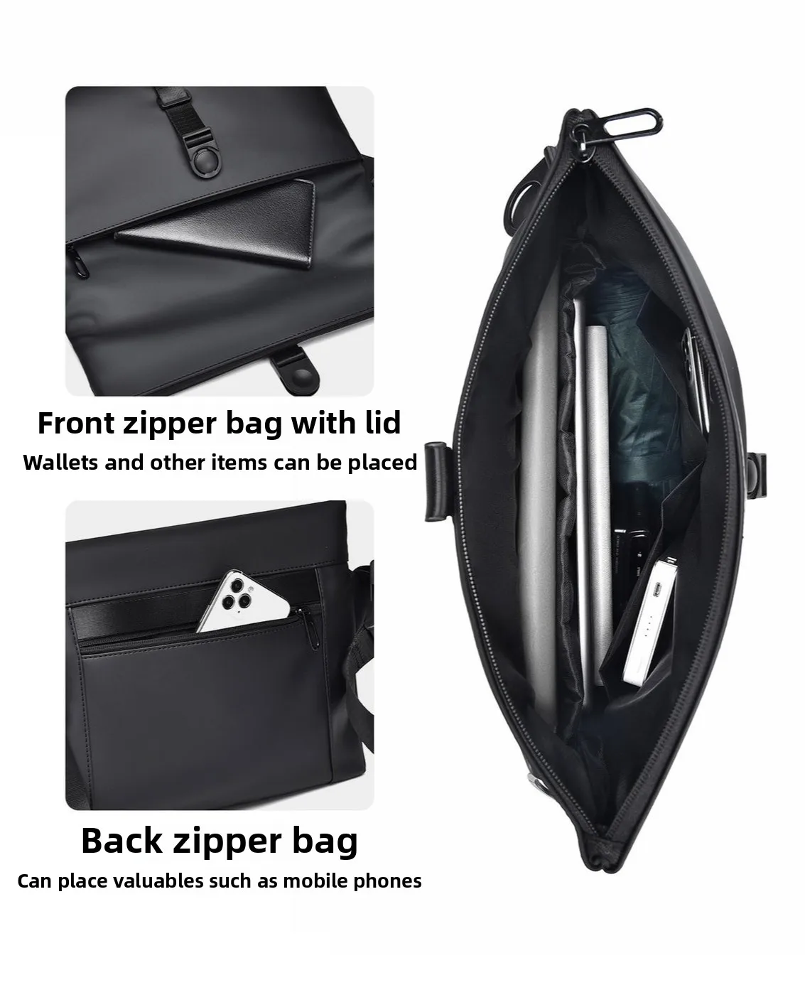 New Men's Single-shoulder Bag, Trendy Crossbody Bag, Large-capacity Casual and Fashionable Men's Bag, Lightweight and Waterproof