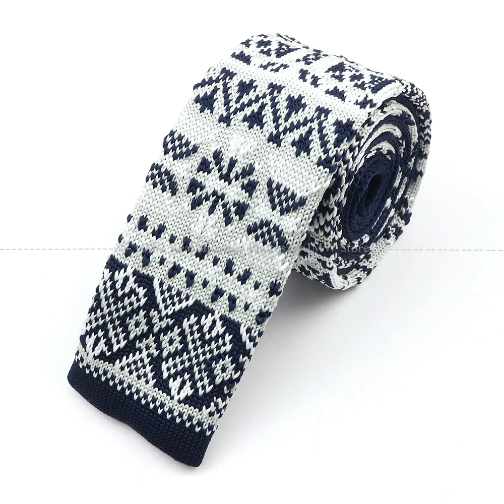 Fashion Men\'s Floral Knit Knitted Tie Colourful Tie Necktie Print Striped Narrow Slim Skinny Woven Plain Cravate Narrow Neckties