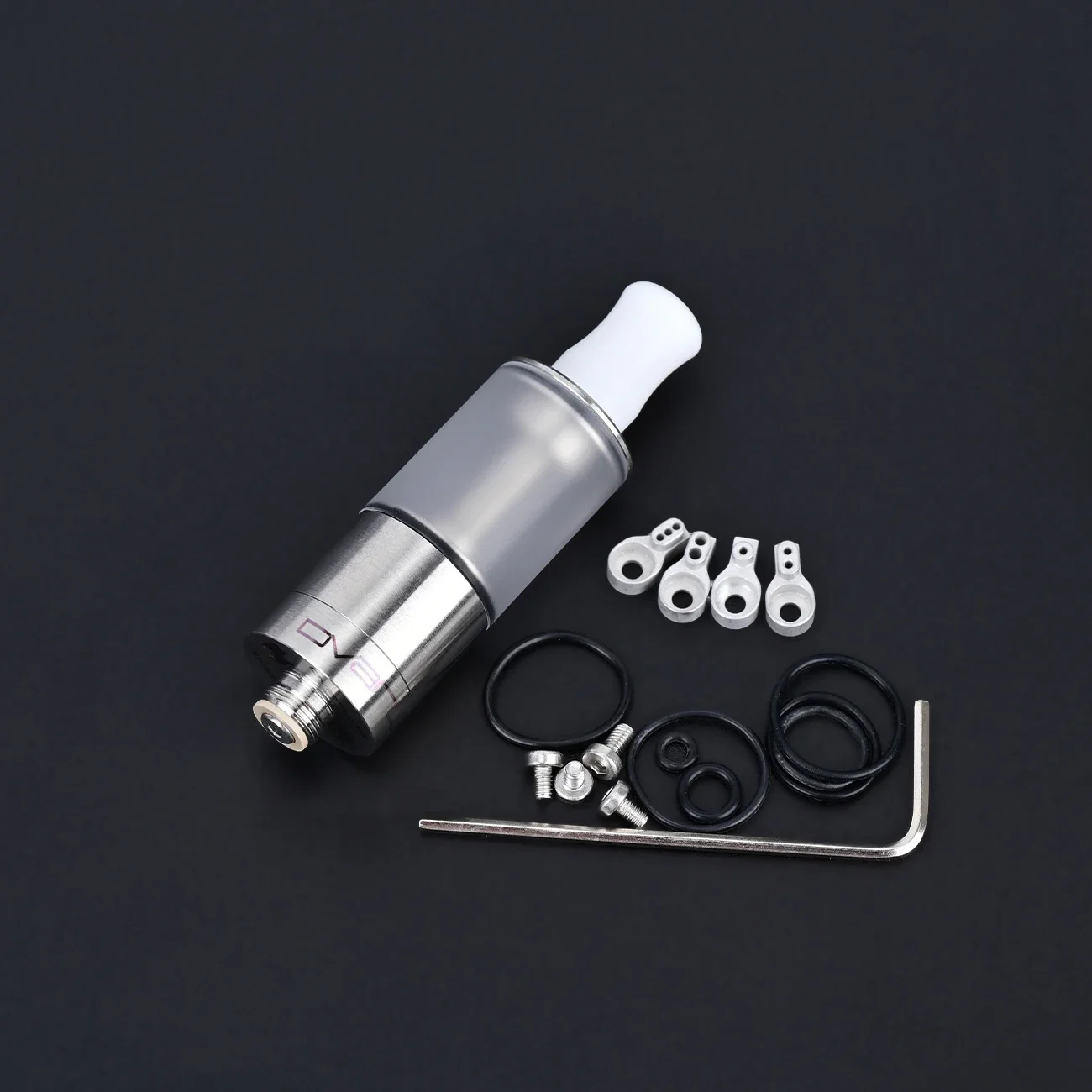 Dvarw 16 RTA 16mm 2ml 316 SS mtl TANK Atomizer vs YFTK Flash e Vapor V4.5S+ FEV RTA