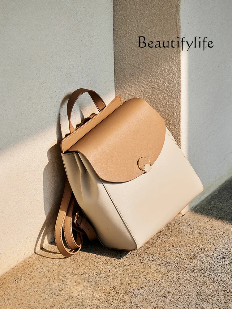 

Backpack Women's Fashion Women's Back Women's Commuter Backpack Leather Book Female College Student