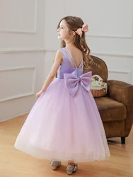 New Arrival Young Girl Tulle Dress Kids Party Long Frocks for 11 Year Girls Princess Costume