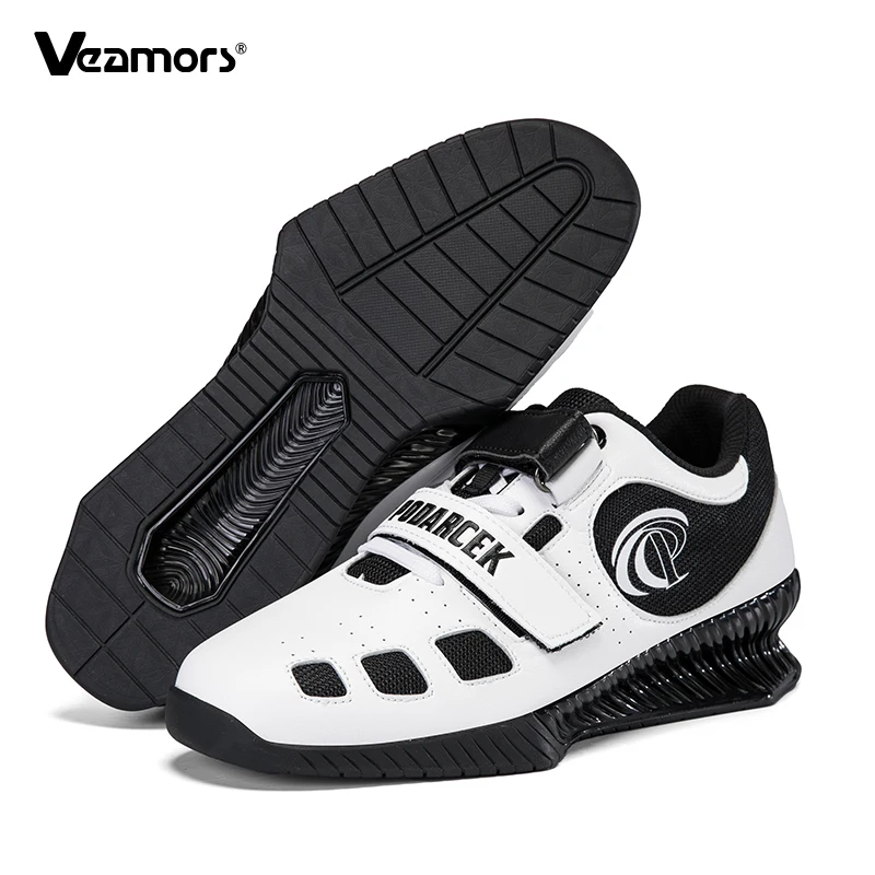 

Women Anti-slip Weightlifting Shoes Squat Shoes Men's Breathable Gym Trainers Elastic Gym Strength Training Sports Shoes