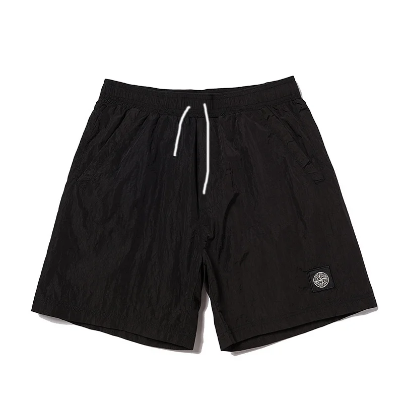 2025 Fashion Brand Men Shorts Sports Casual Stone New Logo Print Retro Trendy Shorts Quick Drying breathable Summer Shorts Pants image 2