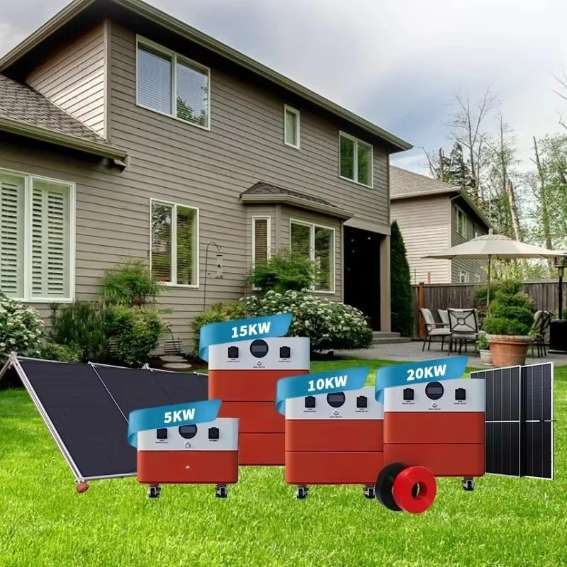 Stacked On-demand Scaling 10kw 15kw Solar Kit Price 20kw 30kw Complete Solar System for Home off Grid Solar Energy System