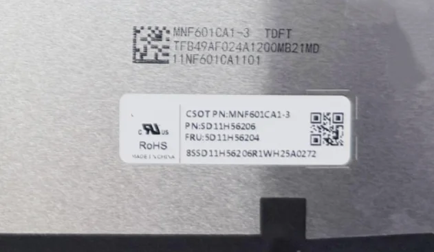 

MNF601CA1-3 NE156QHM-NY1 EDP 40Pins 2560*1440 15.6'' 165Hz Laptop LCD Screen Display Panel Matrix