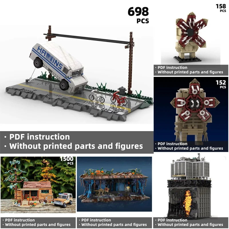 

Monster & fantasy scene collection building blocks: the go-to pick for sci-fi and monster fanatics!