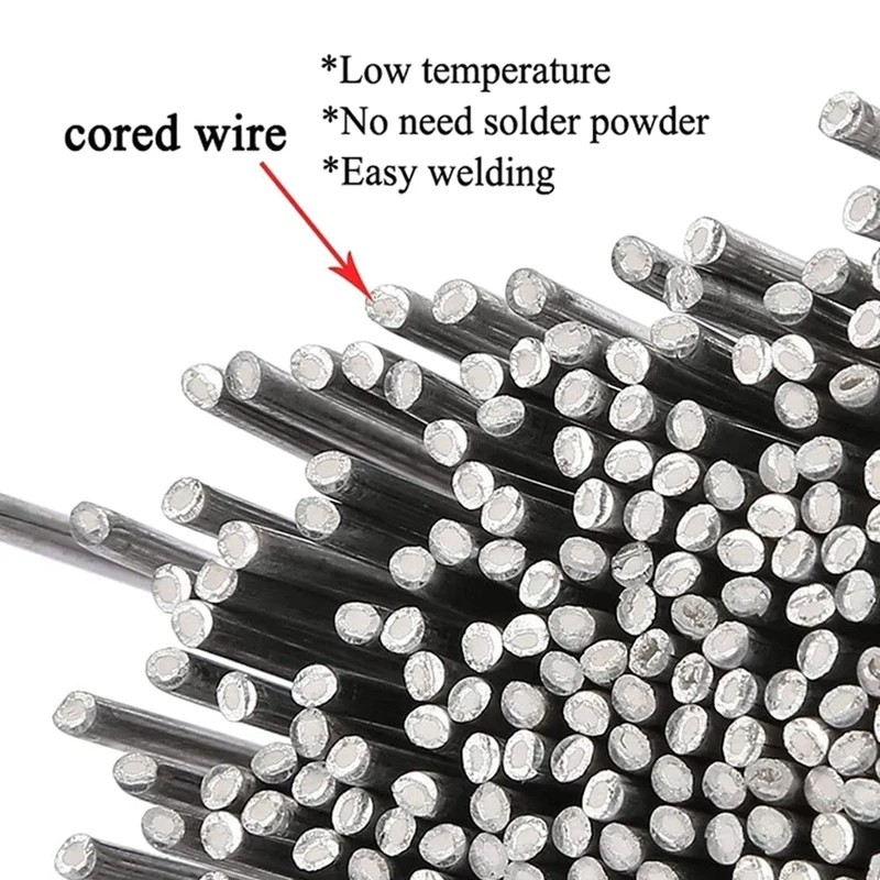 100Pcs Aluminum Electrode Wire Low Temp Fusible Solution Welding Electrode