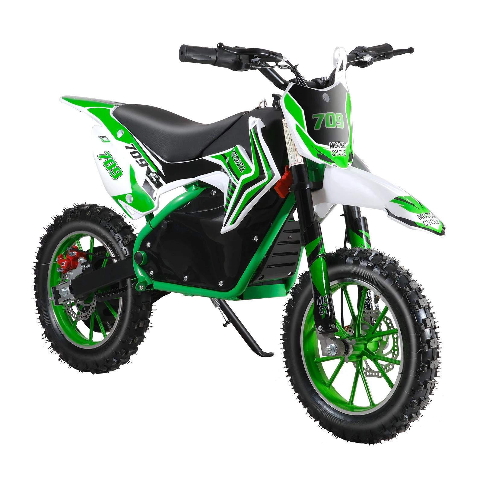 25KM/H Rocket Electric Motocross Bike,Off Road Mini Motorcycle, Electric Pocket Motorbike with Mechanical Disc Brakes