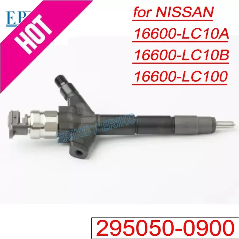 295050-0900 Diesel Nozzle 295050-0901 Fuel Injector Part 16600-LC10C for DENSO Nissan Cabstar Euro5 YD25 16600-LC10A 16600-LC10B