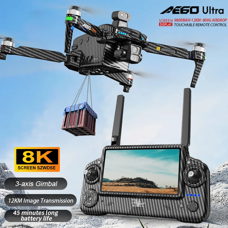 AE60 Ultra Gps Dron… - image