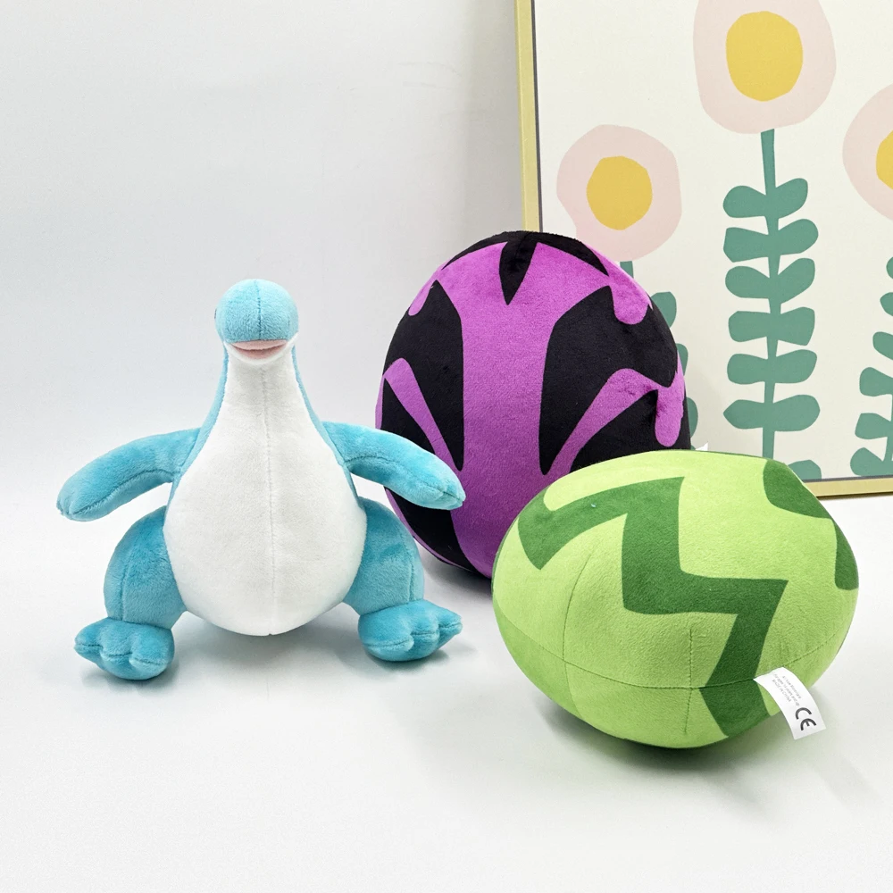 2024Pal'worlds Lamball Blazamut Blue Dinosaur Plush Cartoon And Anime Related Images Indoor Room Decoration Accompany Gift