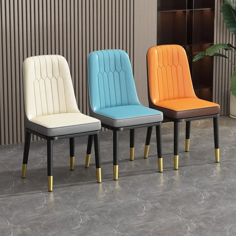 

Nordic Minimalist Home Stool Modern Light Luxury Armchair Dining Table Leisure Chair Restaurant Hotel Mahjong Chair