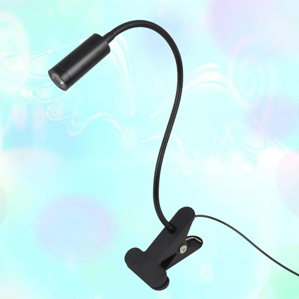 

3W Led Reading Light Clip Lamp Flexible Gooseneck Usb Powered Cool White For Workshop Study Bedside Work Spotlight