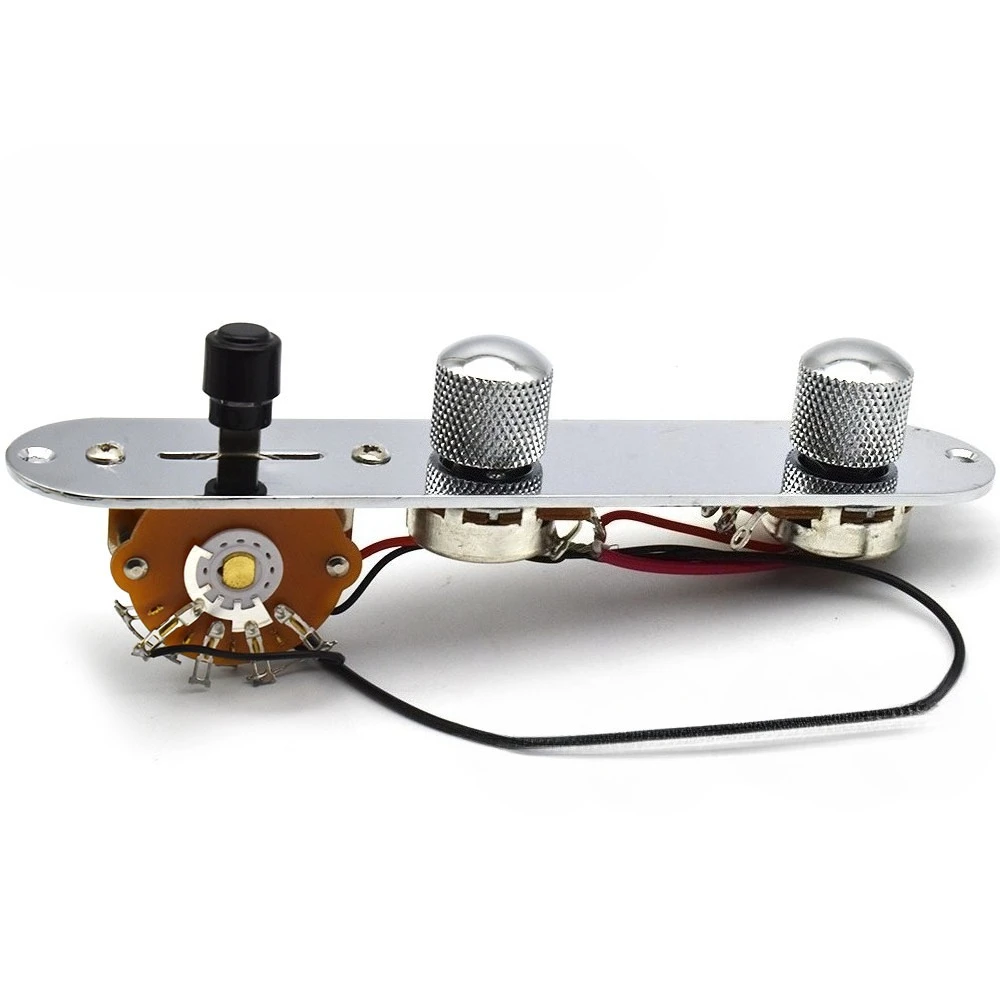 لوحة تحكم بمفتاح ثلاثي الاتجاهات مع مقياس جهد 1 فولت 1 نغمة للجيتار الكهربائي، بديل لـ Strat Tele