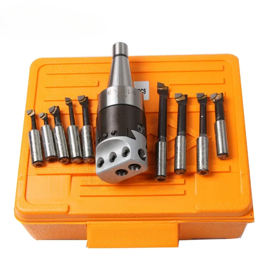 

NEW High precision F1 Type Rough Boring Head with NT30 Shanks inch size boring system with 9pcs bar