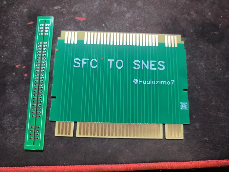 Super Ntd SFC To SNES Conversion Card, Two-Way Conversion, The Shell Is 3D Printed And May Have Defects