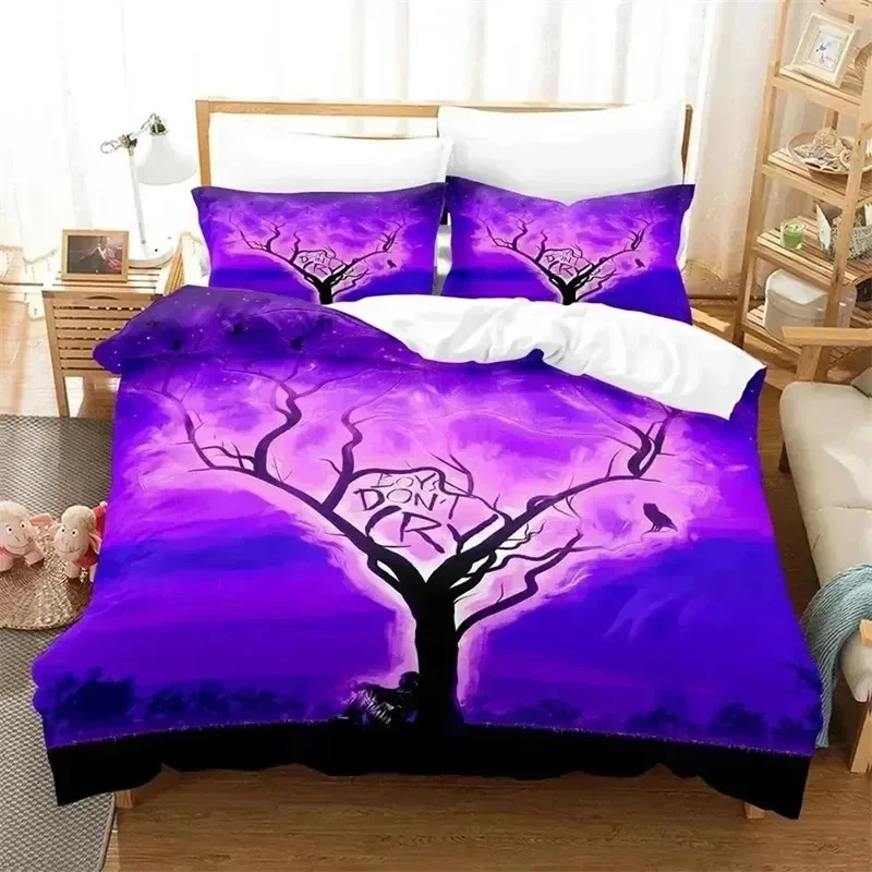 3D Print Rapper Rod Wave Bedding Set Duvet Cover Bed Set Quilt Cover Pillowcase Comforter King Queen Size Boys Adult Bedding Set