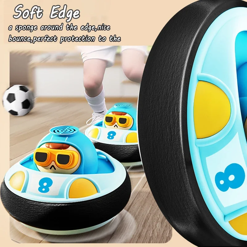 Elektrischer Fußball mit schwebendem Gefühl für Kinder, mit LED-Leuchten, Musik, USB wiederaufladbar, Indoor-Sportspielzeug, Geburtstagsgeschenk für Jungen und Mädchen