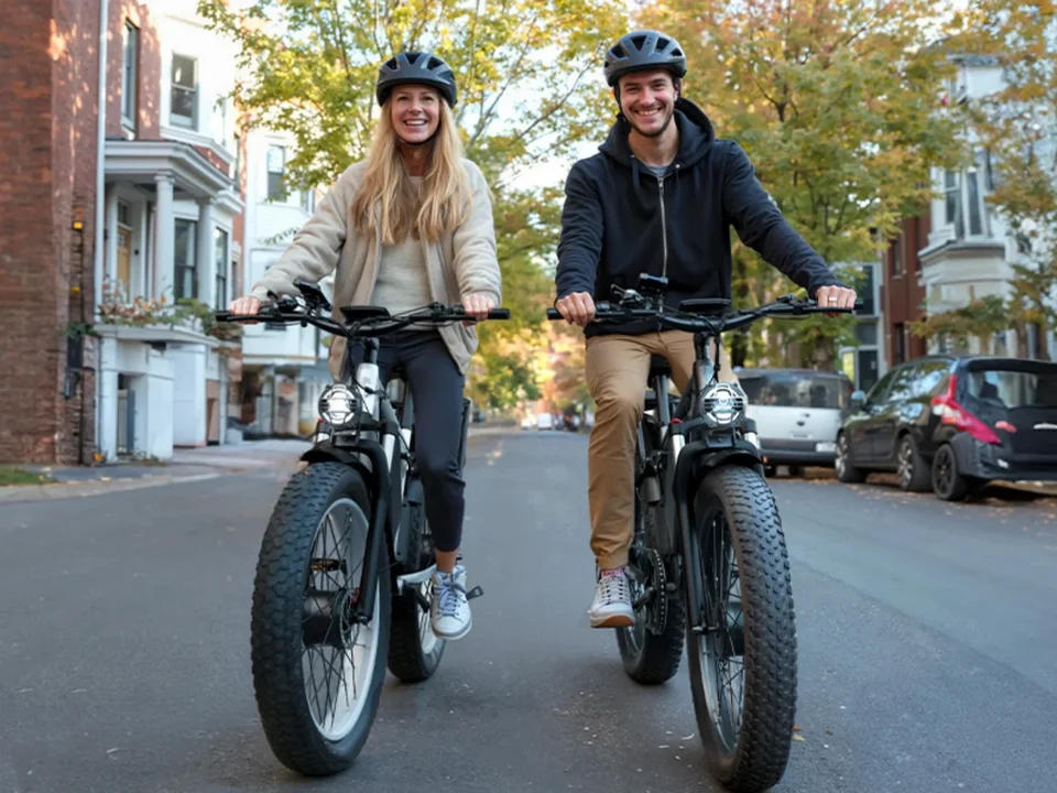 FENGQS Q8 PLUS Dual Motor Electric Bike for Adults, Peak 6000W 60V 1200Wh Removable Battery, 40-100 Miles Long Range Fat Tire E-Bike, Full Lockable Suspension, 7 Speed, 4+2 Riding Modes, 45MPH, 40° Climbing Off Road Electric Bicycle US Warehouse` image 14