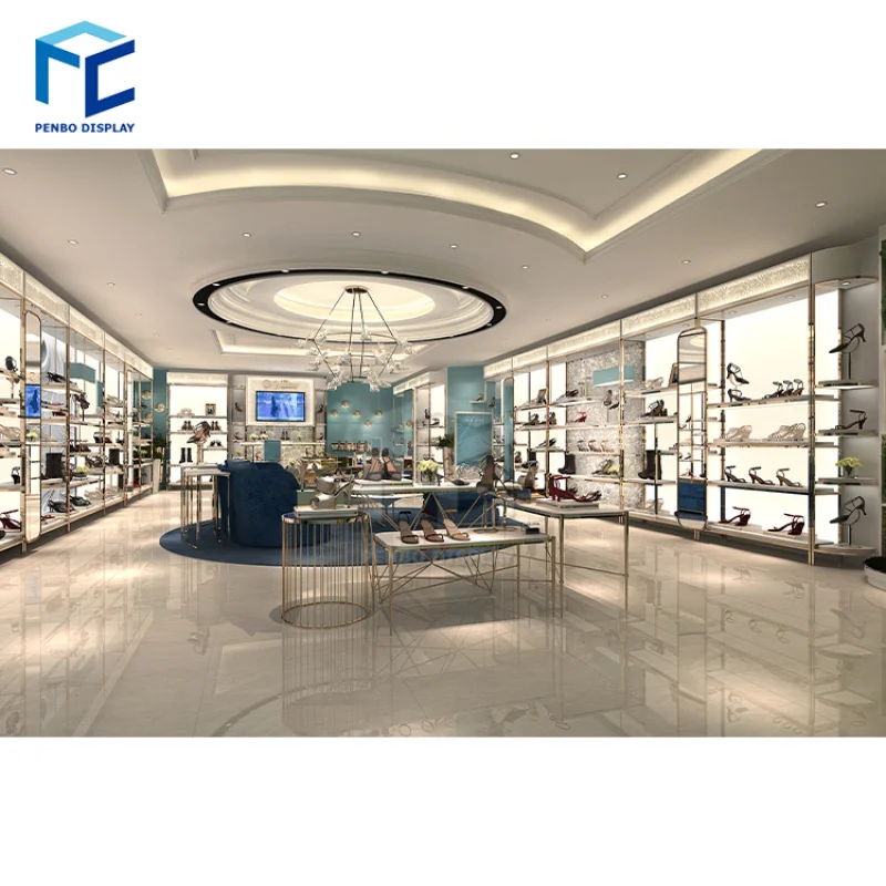 

2025customized. customization shoes display fittings shop design, Shoes shop interior design