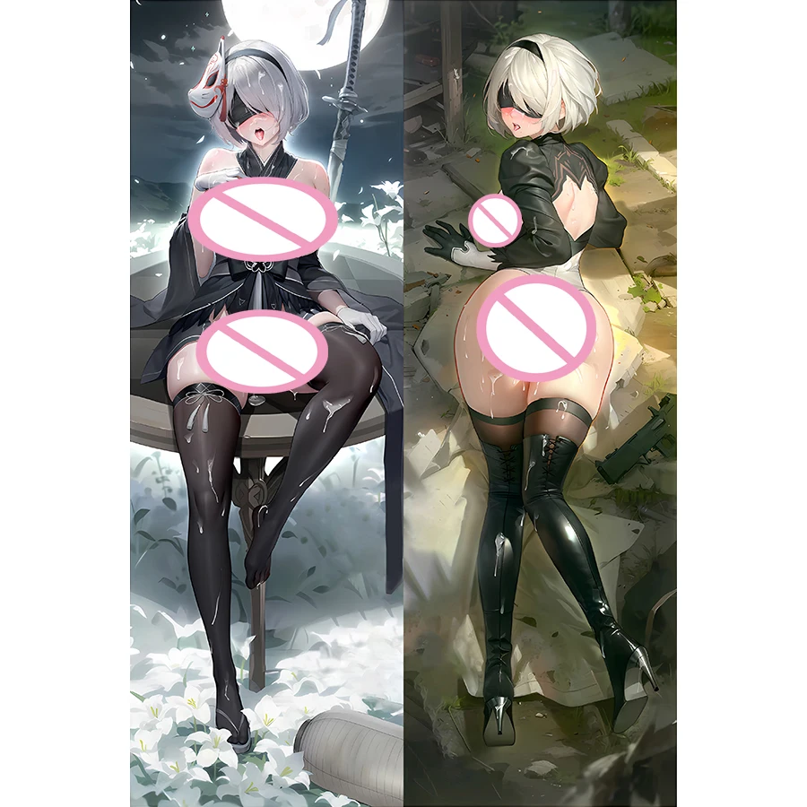 

NieR:Automata 2B Character Dakimakura Case, Two-Sided Anime Body Pillow Case with Good Printing, Collector Gift for Anime Fans