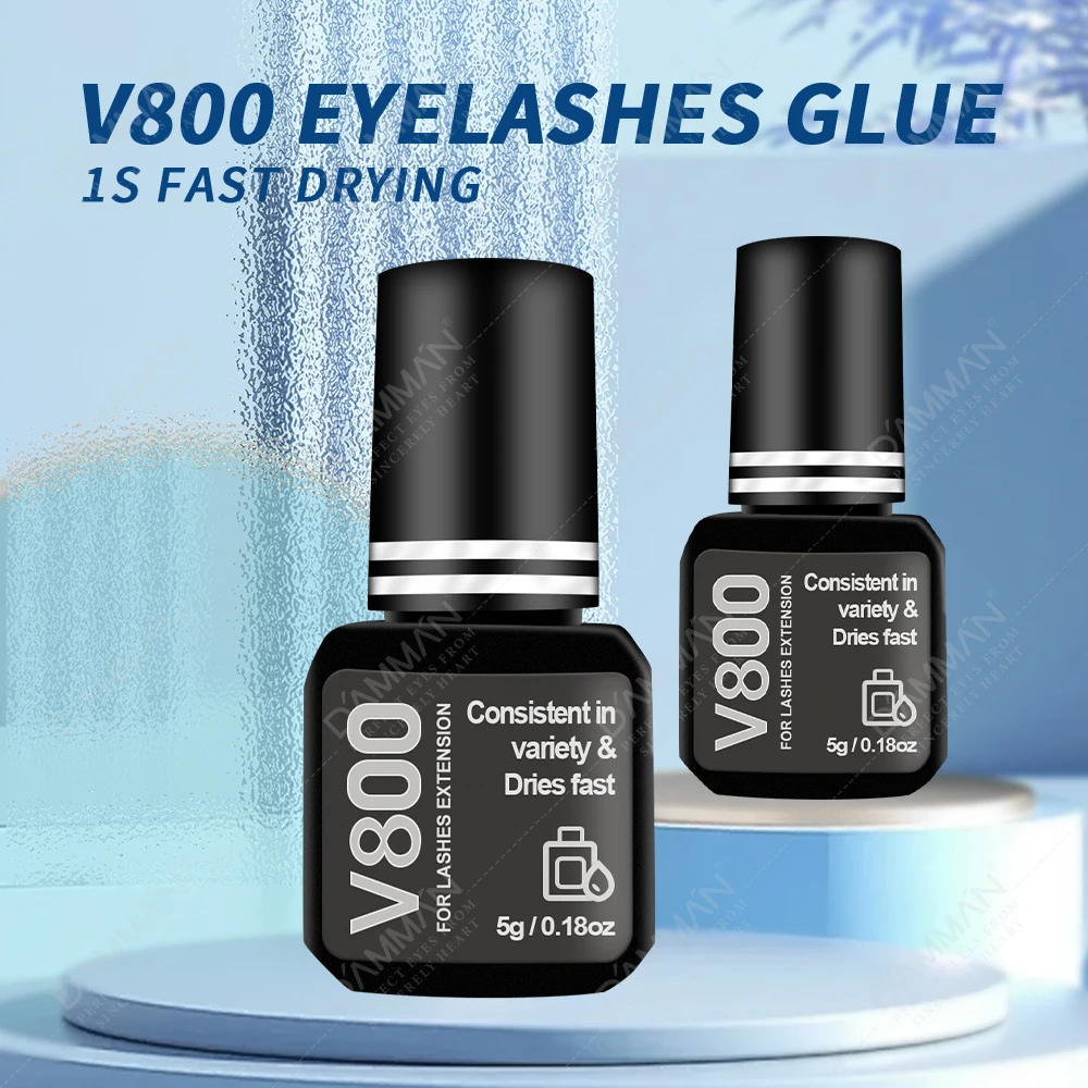 

3 Bottles 10ML Korea Originrl V800 Eyelashes Glue Professional Lashes Extensions Adhesive 1S Quickly Drying Lash Glue Makeup