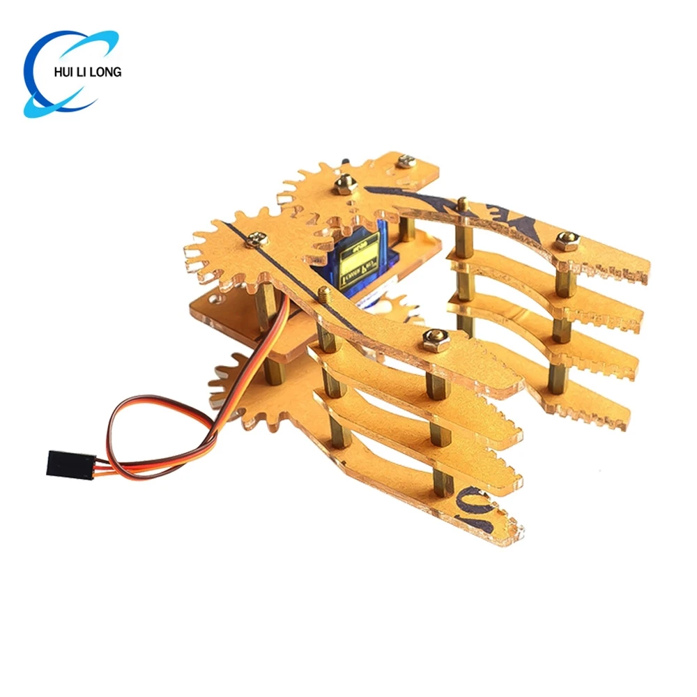 SG90 9g ترس التوجيه قبضة ميكانيكية مناور الملقط الاكريليك خياطة انتزاع متناظرة