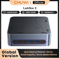 CHUWI LarkBox S Mini PC Core 1220P 16GB RAM 512GB SSD Gaming PC UHD Graphics Desktop Computer Windows 11 With RGB Light