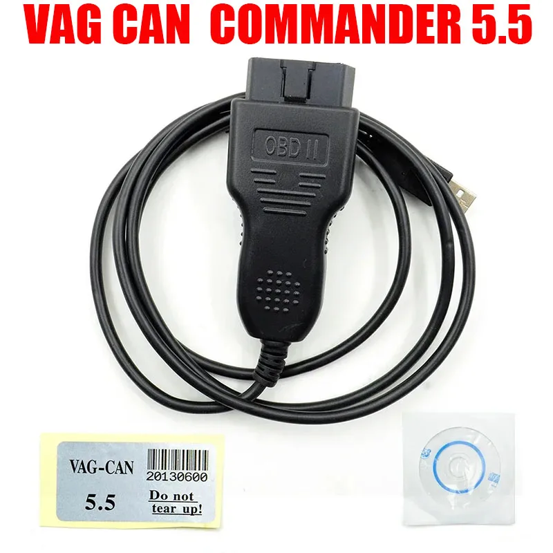 

Car Diagnostic VAG CAN Commander 5.5+Pin Reader 3.9Beta OBD2 Scanner for Audi/Skoda V-W Diagnostic Cable TV-Activation Function